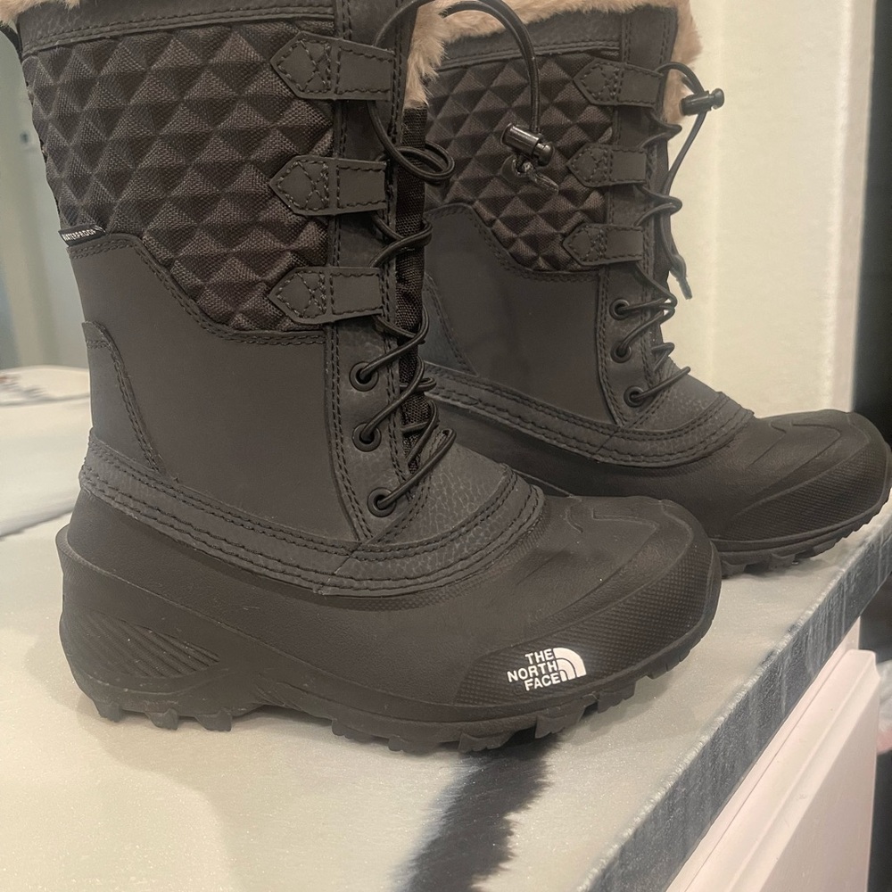 North Face Kids' Black Snow Boots